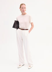 Pointed Ballerina Flat in Ivory - CO Collections